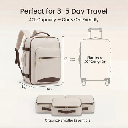 Weloria All-In-One Travel Backpack